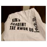 Taekwondo Uniform with Korean-American Flag Patch