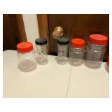 Empty Folgers Coffee Jars Collection