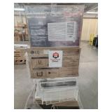 LG - 1,420 Sq. Ft. 24,000 BTU Smart Window Air Conditioner with 12,000 BTU Heater - 3 ct.