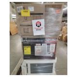 LG - 1,420 Sq. Ft. 24,000 BTU Smart Window Air Conditioner with 12,000 BTU Heater - 3 ct.