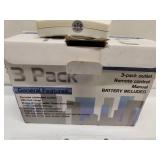 3-Pack Remote Control Outlet Switch Set