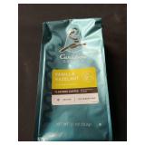 Caribou Coffee Vanilla Hazelnut Flavored Premium Medium Roast Ground Coffee  Arabica  11 oz