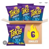 Takis Blue Heat Snack Size Pack - 6 Count Box