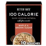 INSTANT OATMEAL WITH FLAX SEEDS, MAPLE & BROWN SUGAR 10 pouches