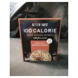 INSTANT OATMEAL WITH FLAX SEEDS, MAPLE & BROWN SUGAR 10 pouches