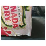 Canada Dry Caffeine Free Zero Sugar Fruit Splash Cherry Ginger Ale Soda Pop  12 fl oz  12 Pack Cans
