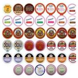 Flavored Coffee Single Serve Cups For Keurig K cup Brewers Variety Pack Sampler  40 count (Flavored Sampler)