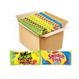 SOUR PATCH KIDS and SWEDISH FISH Mini Soft & Chewy Candy Variety Pack, Bulk Candy, 20 Snack Packs