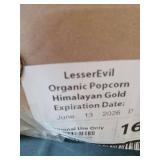 Lesserevil Organic Himalayan Gold Gluten-Free Popcorn, Allergen-Free, 0.88oz Snack Pack 12 pack