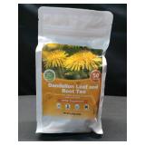 Premium Dandelion Leaf & Root Tea, Natural Dandelion Roasted Herbal Detox Teabag for Liver & Kidney Health, Support Digestion & Boost Immune System, Caffeine Free, No Additives (1 Pack/50 Bags)