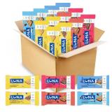 LUNA Bar - Variety Pack - Gluten-Free - Non-GMO - 7-9g Protein - Made with Organic Oats - Low Glycemic - Whole Nutrition Snack Bars - Amazon Exclusive - 1.69 oz. (12 Count)