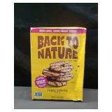 Back to Nature Fudge Striped Cookies 7.7 Oz Box.
