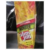 Slim Jim Original Monster Smoked Snack Stick  Smoked Meat Stick  1.94 Oz  18 Ct