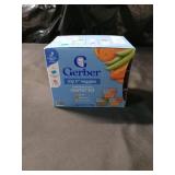 Gerber Non-GMO Baby Food Stage 1 My 1st Veggies Starter Kit Puree Tubs 2oz/6pk