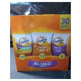 Goldfish Crackers Big Smiles Variety Pack with Cheddar, Colors and Pretzels Snack Packs - 29oz/30ct