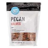 Amazon Brand - Happy Belly Pecan Halves, 16 Ounce, Unsalted