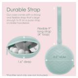 BPA-Free Silicone Pacifier Holder Case (1-pk) Diaper Bag Accessory Newborn Travel Baby Pacifier Pouch (Cork) - Retail: $15