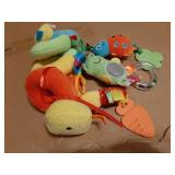 Spiral Car Seat Toys for Infants, 0-6 Months Car Seat & Stroller Pram Separable Activity Hanging Toys with Rattle, Teethers, Newborn Soft Plush Travel Toy for Boys Girls Essentials Gifts - Retail: $15