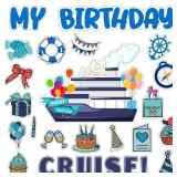 27 Pcs Cruise Door Magnets Decorations Funny Cruise Ship Door Magnets Magnetic Reusable Cruise Magnet - Retail: $10