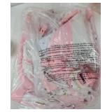 Baby Bouncer, Infants Bouncy Seat with Music and Vibrations, Baby Rocker with Hanging Rattles Bear & Honey Pot for Newborns Indoor Outdoor Use 0-6 Months Up to 20 lbs - Retail: $36