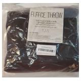 50x60 Throw Blankets, Ultra Soft Hypoallergenic Fleece Fall Throw Blanket for Livingroom, Couch, Chair, Bed, Brown - Retail: $10