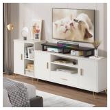 45 Large TV Riser for 32-60 inch TV, TV Riser Stand Shelf with Steel Legs, Tabletop TV Stand Riser for Home Office, Black - Retail: $70"