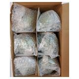 6 Pcs Green Glass Christmas Ornaments, Mercury Vintage Christmas Ball Ornaments Hanging Hand Blown Glass Balls for Xmas Tree Home Wedding Birthday Holiday Party Decor, 2.36 Inch - Retail: $20