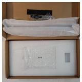 Hand Towel Holder, T-Shape Hand Towel Stand for Bathroom, Hand Towel Rack Bar Standing for Vanity Kitchen Countertop, 304 Stainless Steel (Marble Base, Brushed) - Retail: $18