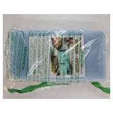 Silicone Freezer Tray for Soup Ice Cubes: 2-Cup Freezing Tray with Lid for Meal Prep - 2Pack Silicon Soup Portion Freeze Trays Make Stock Souped Ice Cube - Retail: $14