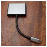 USB C to HDMI Multiport Adapter with Charging Port, HDMI to USB C Hub Adapter for Monitor to Laptop, USB-C to USB 3.0 Adapter 10Gbps, USB-C HDMI Adapter 4K Converter for Mac iPad pro MacBook Chromeboo