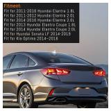 Shark Fin Antenna Cover, Car Roof Antenna Caps Compatible with Hyundai Sonata LF 4Doors Sedan 2014-2019,for Elantra 2011-2016;for Kia Optima 2014-2016,96210-3X100/962102T700ABT,White - Retail: $40