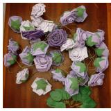 Artificial Flowers 50Pcs Fake Foam Rose Purple Flowers with Stems Lavender for DIY Wedding Bridesmaid Bridal Bouquets Centerpieces Party Home Decoration(Series Purple) - Retail: $20