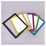 Poster Board Glitter Frame Color - Assorted Glitter Color, Sparkling Frame Colored Poster Board Paper for Crafts, Decorations, & Vision Board Projects, 11 x 14, 5/Pack, 1-Pack - Retail: $5