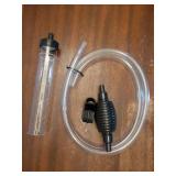 5ft Aquarium Siphon Vacuum Cleaner for Fish Tank Cleaning Gravel & Sand - Retail: $16