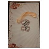 Large 80th Birthday Card for Women with Envelope, Black Rose Gold Happy 80th Birthday Guest Book Gifts Jumbo Eighty Greeting Card 1945 Decorations Party Supplies - Retail: $10