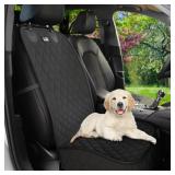 Petloox Front Seat Dog Cover for Car, Truck & SUV - Waterproof, Non-Slip Pet Car Seat Cover for Dogs - Durable, Easy to Install & Clean, Front Passenger Seat Protector for Pets & Vehicles - Retail: $2
