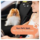 Petloox Front Seat Dog Cover for Car, Truck & SUV - Waterproof, Non-Slip Pet Car Seat Cover for Dogs - Durable, Easy to Install & Clean, Front Passenger Seat Protector for Pets & Vehicles - Retail: $2
