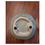 Ceramic Hands Bowl Dish Sculpture, Giving Hands Candy Holder for Succulent Planter, Crystal Rock Holder, Office, Keys Bowl for Entryway Table (Vintage Green) - Retail: $23