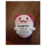 Teen Girl Gifts Trendy Stuff, Crochet Axolotl Daughter Gift from Mom for Birthday, Christmas, Valentines, Easter Basket Stuffers for Tweens Kids - Retail: $55