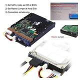 IDE/PATA 40Pin Disk to SATA Female Converter Adapter PCBA for Desktop & 3.5 Hard Disk Drive - Retail: $9"