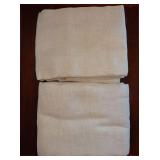 108 inch Linen Curtains for Living Room, Back Tab and Rod Pocket Cream Ivory Extra Long Curtains Light Filtering Neutral Drapes for Large Window, 2 Panels,52 x 108 Inch, 9FT, Natural - Retail: $45