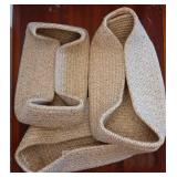 Small Storage Baskets for Organizing, Woven Storage Bins for Shelves, Gift Basket Empty, Cute Decorative Closet Organizer, Baby Rope Basket, Dog Toy Storage, 11x7.5x4.5â, 3Packs Mixed Brown - Ret