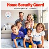 3 Pack Carbon Monoxide detectors, co Detector, Carbon Monoxide Alarm Detector Battery Powered with LCD Display, Carbon Monoxide Detector, UL2034 Standards, for Home - Retail: $24