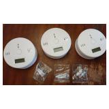3 Pack Carbon Monoxide detectors, co Detector, Carbon Monoxide Alarm Detector Battery Powered with LCD Display, Carbon Monoxide Detector, UL2034 Standards, for Home - Retail: $24