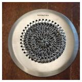 TRAPMATE Shower Drain Hair Catcher, 4.4 Easy Clean Bathtub Drain Hair Catcher, Anti-Slip Bath Tub Drain Protector, Upgraded 304 Stainless Steel Shower Sink Drain Cover for Bathroom (Patented Product) 