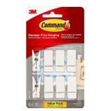 Command Spring Clips, Plastic, Quartz, (17089Q-8ES), Great for Dorm DÃ©cor, 8 - Retail: $12