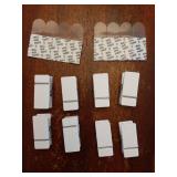Command Spring Clips, Plastic, Quartz, (17089Q-8ES), Great for Dorm DÃ©cor, 8 - Retail: $12
