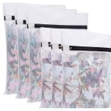 Laundry Bags Mesh Wash Bag for Intimates Lingerie and Delicates,6Pcs(3L,3M) - Retail: $10