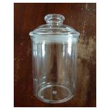 24oz Acrylic Storage Jar, Airtight Lid with Silicone Sealing Ring, Ideal Canister Container for Sugar, Tea, Spices, Herbs, Shells, Bath Salt, Christmas Decorative Apothecary Jars - Retail: $12