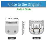 Stainless Steel Replacement Detachable 30mm Standard Blade Compatible with WHAL All in One Lithium Ion Trimmer 9864.9864SS.9686.9818A.9854L.9876L.9854.WSS3L.SS2L etc - Retail: $13